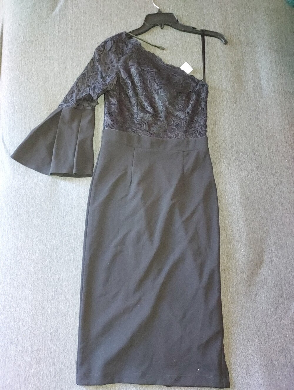 Premier Amour Black Dress